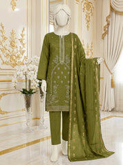 Lawn Bana Dora Embroidered 3 Piece