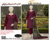 4 Session Linen Embroidered 3 Piece