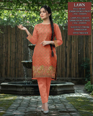 Lawn Embroidery 2 Piece