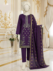 Lawn Bana Dora Embroidered 3 Piece
