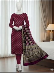 4 Session Embroidered 3 Piece