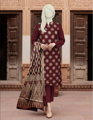 Linen Embroidery 3 Piece