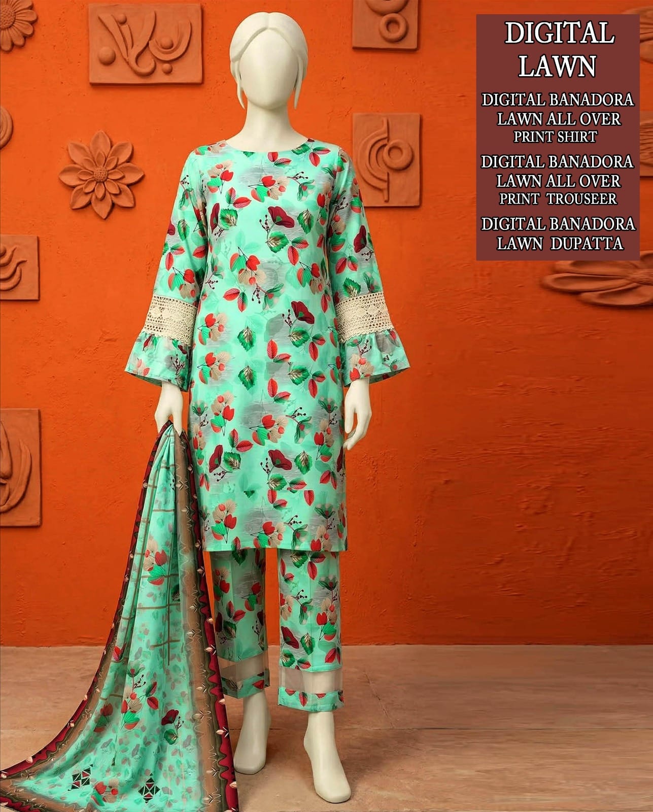 Lawn Printed 3 Piece