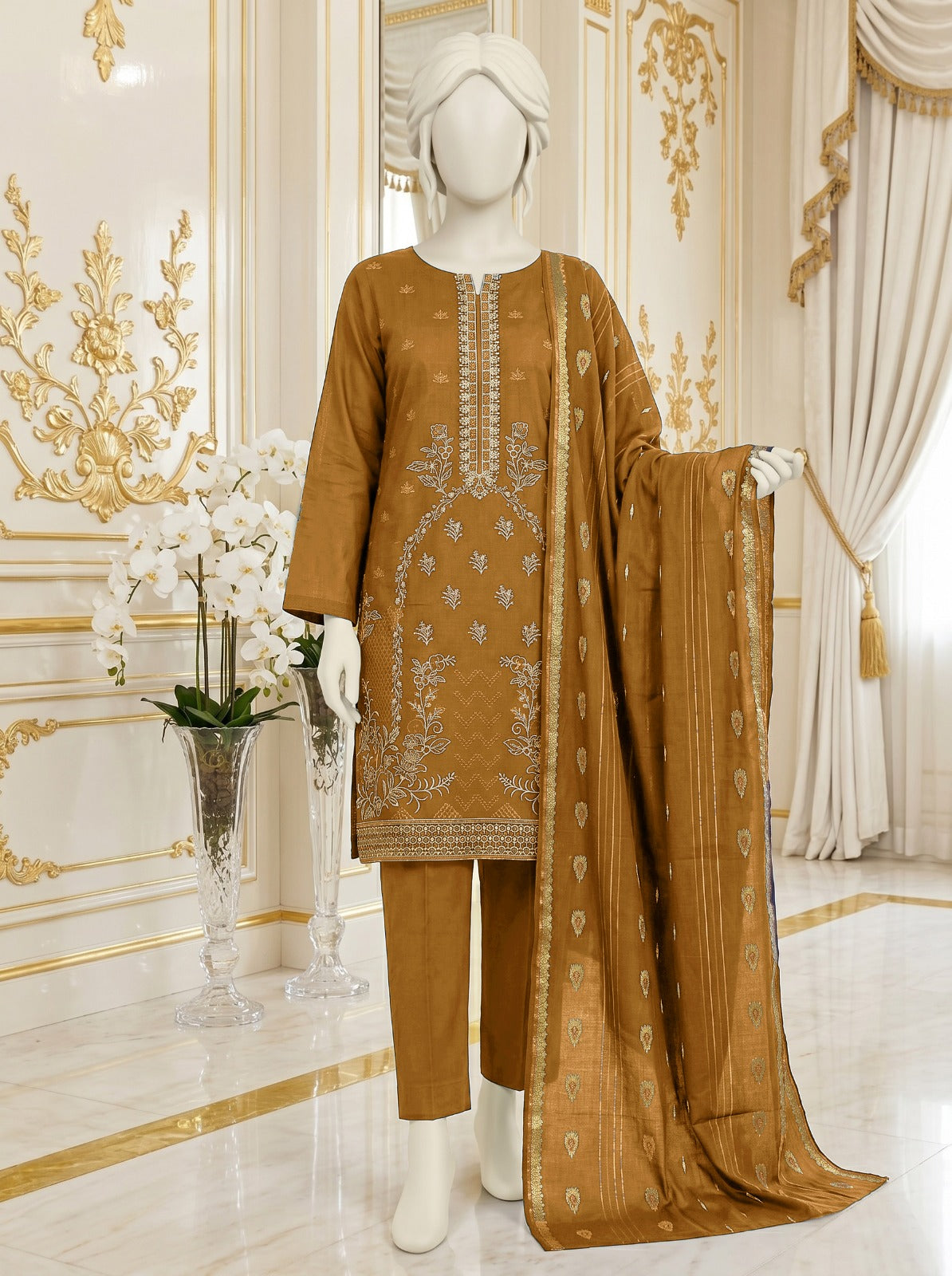 Lawn Bana Dora Embroidered 3 Piece