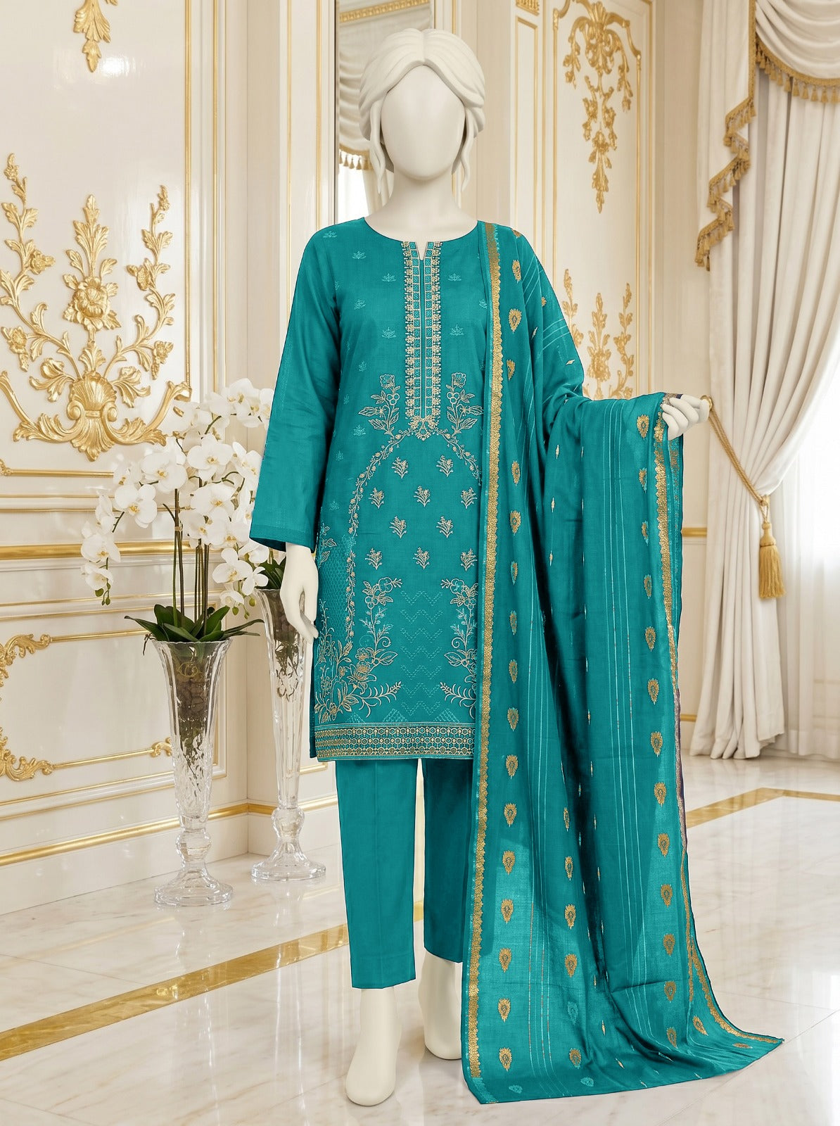 Lawn Bana Dora Embroidered 3 Piece