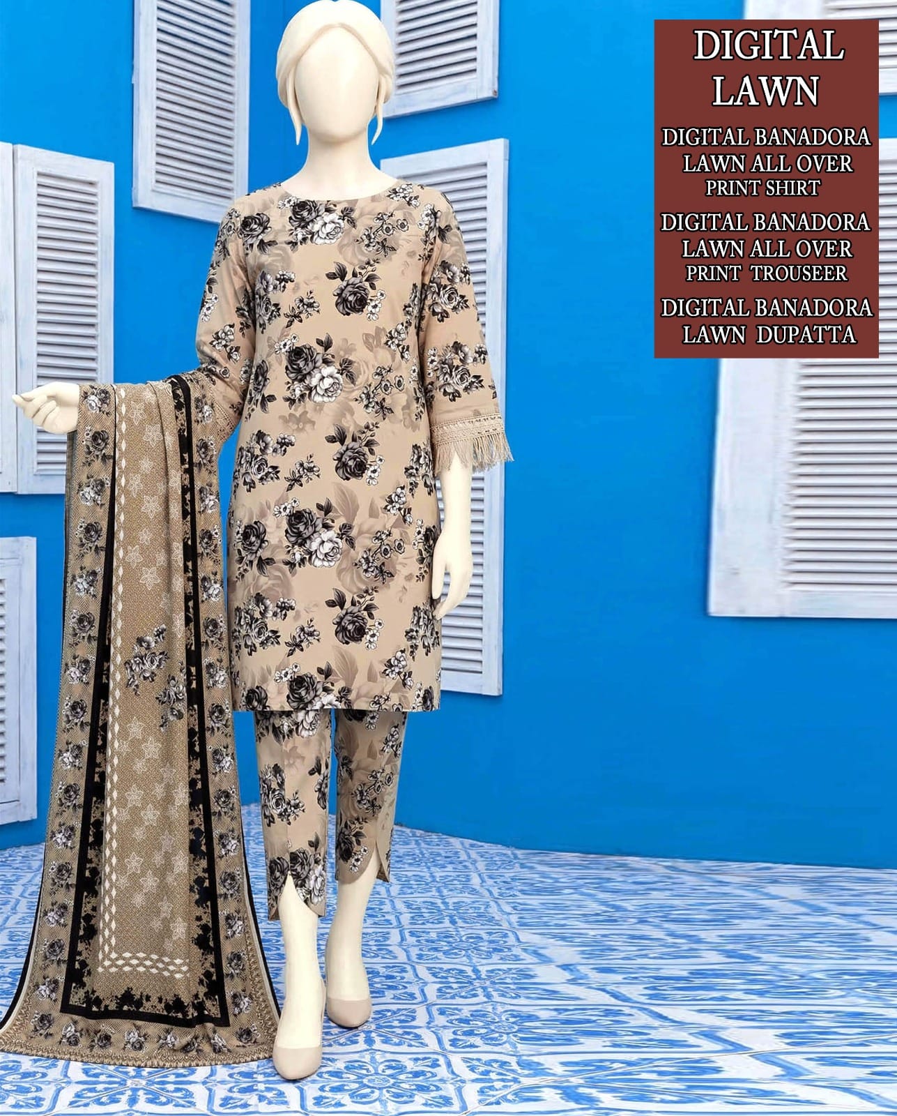 Lawn Printed 3 Piece